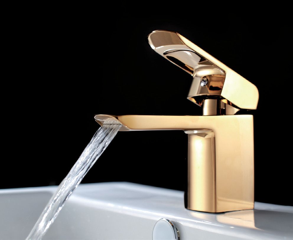 Flat faucet